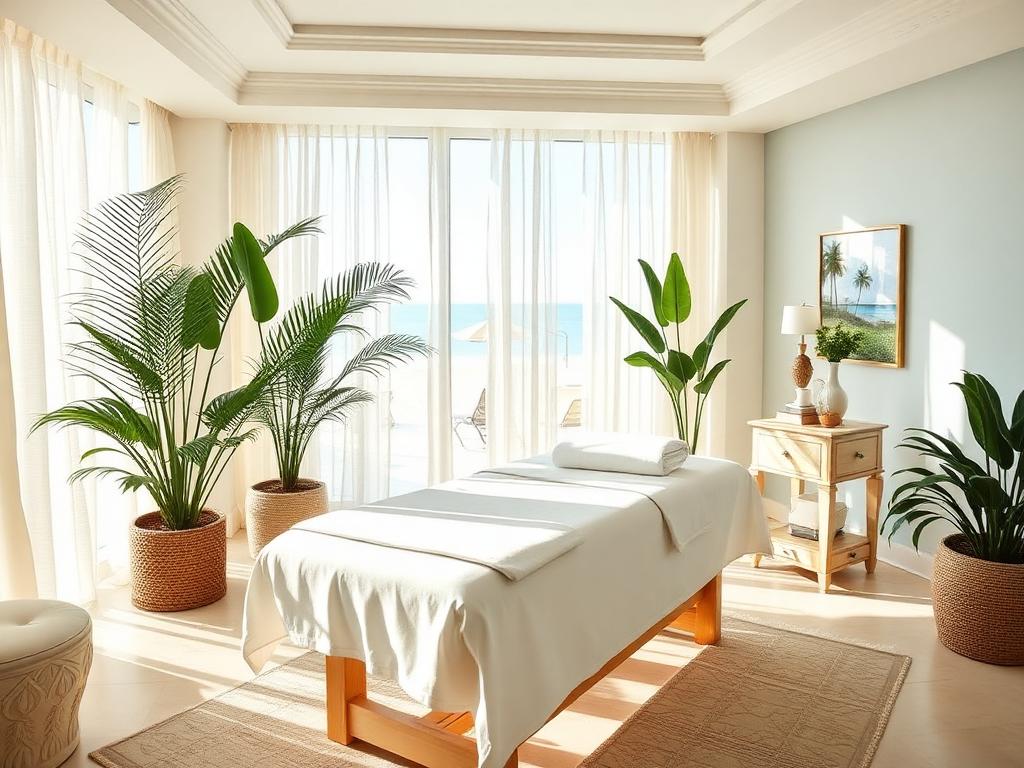 Camp Ridley Spa treatment room